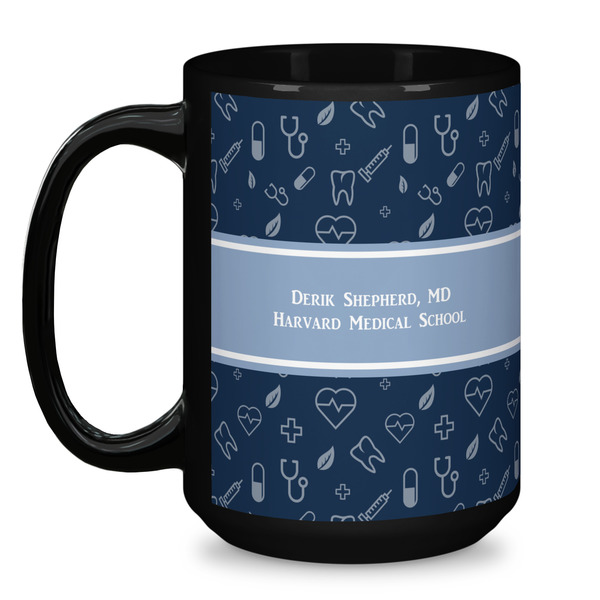 Medical Doctor Coffee Mug - 15 oz - Black