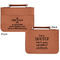 Medical Doctor Cognac Leatherette Bible Covers - Small Double Sided Apvl