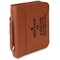 Medical Doctor Cognac Leatherette Bible Covers with Handle & Zipper - Main