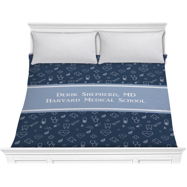 Custom Medical Doctor Comforter - King (Personalized)