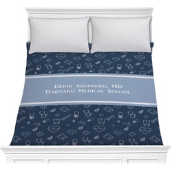 Medical Doctor Comforter - Full / Queen (Personalized)