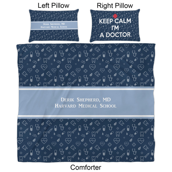 Medical Doctor Comforter Set - King - Approval