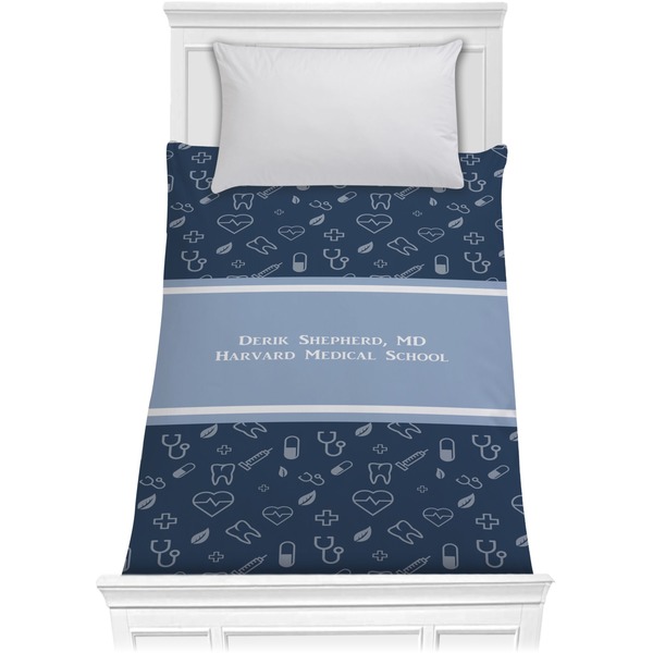 Custom Medical Doctor Comforter - Twin (Personalized)