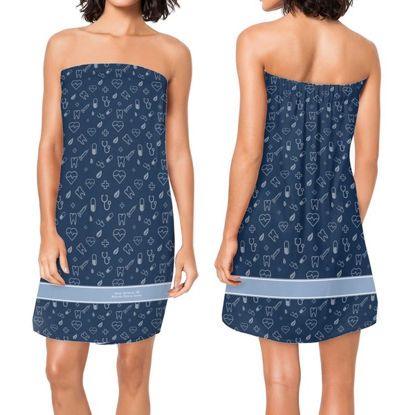 Medical Doctor Custom Bath Wrap - Front & Back View