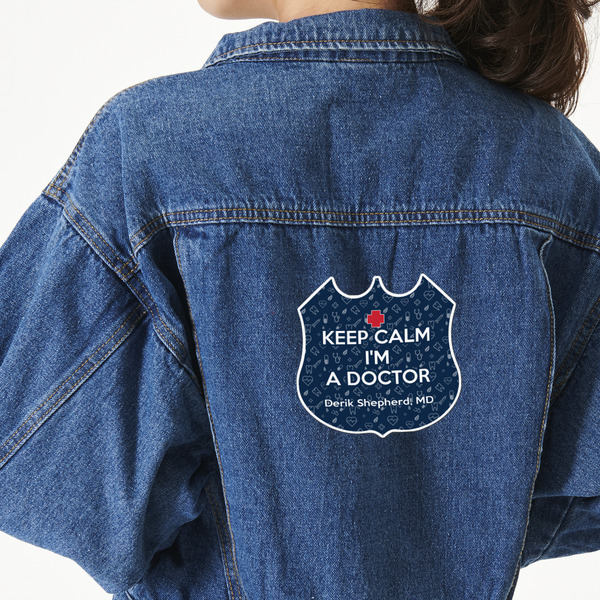 Custom Medical Doctor Twill Iron On Patch - Custom Shape - X-Large (Personalized)