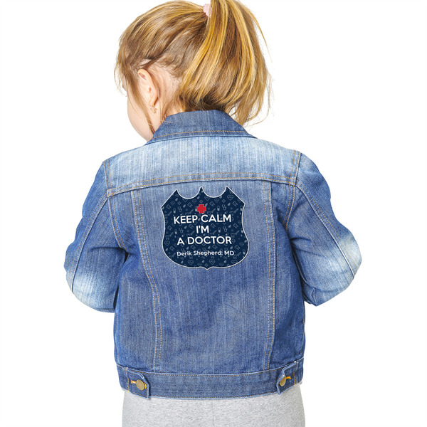 Medical Doctor Custom Shape Iron On Patches - XXL - Single - Approval