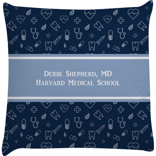 Custom Medical Doctor Decorative Pillow Case (Personalized)