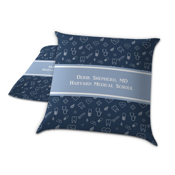Medical Doctor Decorative Pillow Case - TWO