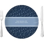 Medical Doctor 10" Glass Lunch / Dinner Plates - Single or Set (Personalized)