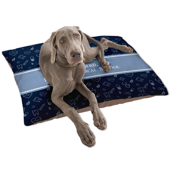 Custom Medical Doctor Dog Bed - Large w/ Name or Text