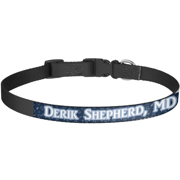 Custom Medical Doctor Dog Collar - Large (Personalized)