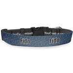 Medical Doctor Deluxe Dog Collar - Large (13" to 21") (Personalized)