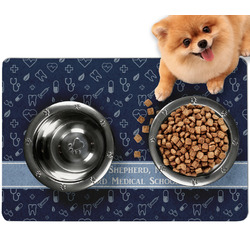 Medical Doctor Dog Food Mat - Small w/ Name or Text