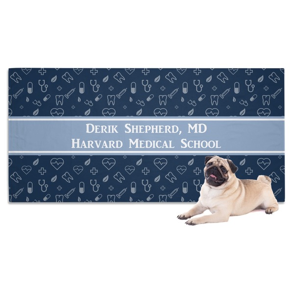 Custom Medical Doctor Dog Towel (Personalized)