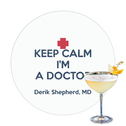Medical Doctor Printed Drink Topper - 3.25" (Personalized)