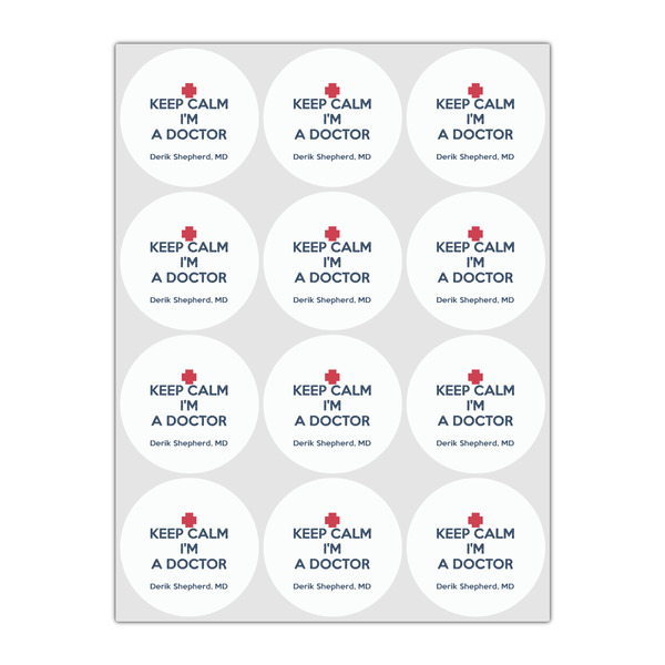 Medical Doctor Drink Topper - Small - Set of 12