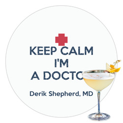 Medical Doctor Printed Drink Topper - 3.5" (Personalized)