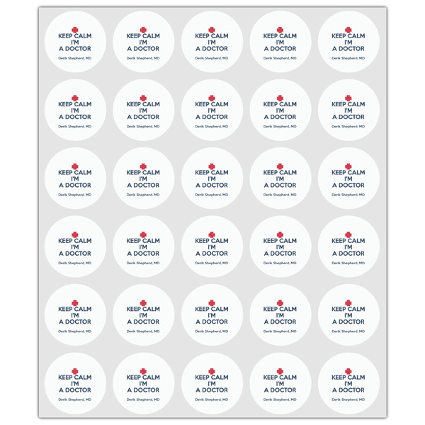 Medical Doctor Drink Topper - XSmall - Set of 30