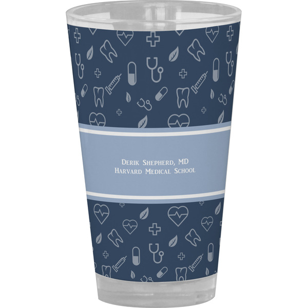 Custom Medical Doctor Pint Glass - Full Color (Personalized)