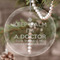 Medical Doctor Engraved Glass Ornaments - Round-Main Parent