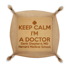 Medical Doctor Genuine Leather Valet Tray (Personalized)