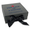 Medical Doctor Gift Boxes with Magnetic Lid - Black - Front (angle)