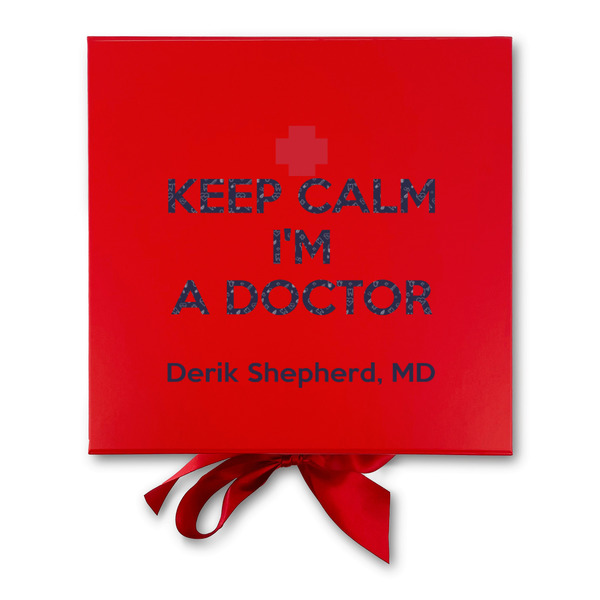 Medical Doctor Gift Boxes with Magnetic Lid - Red - Approval