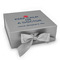 Medical Doctor Gift Boxes with Magnetic Lid - Silver - Front