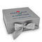 Medical Doctor Gift Box with Magnetic Lid - Silver (Personalized)