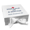 Medical Doctor Gift Boxes with Magnetic Lid - White - Front
