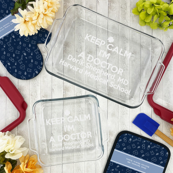 Medical Doctor Glass Baking Dish Set - LIFESTYLE