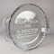 Medical Doctor Glass Pie Dish - FRONT