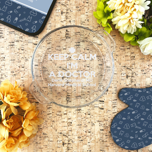 Medical Doctor Glass Pie Dish - LIFESTYLE