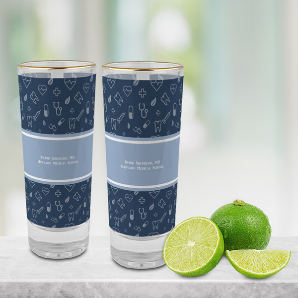Medical Doctor Glass Shot Glass - 2 oz - LIFESTYLE