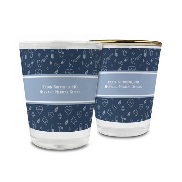 Custom Medical Doctor Glass Shot Glass - 1.5 oz (Personalized)
