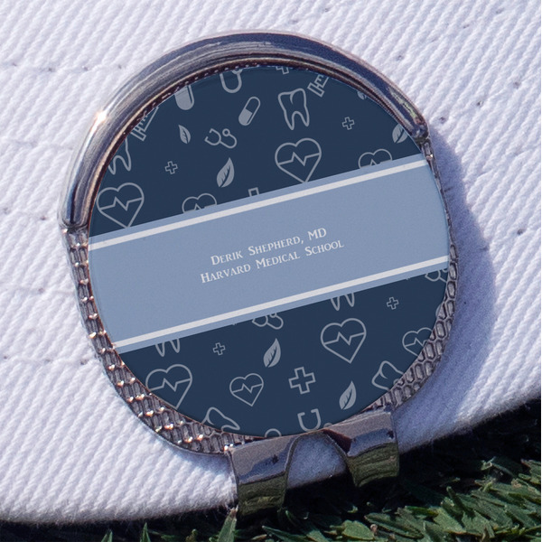 Custom Medical Doctor Golf Ball Marker - Hat Clip