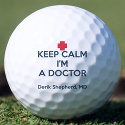 Medical Doctor Golf Balls - Non-Branded - Set of 12 (Personalized)