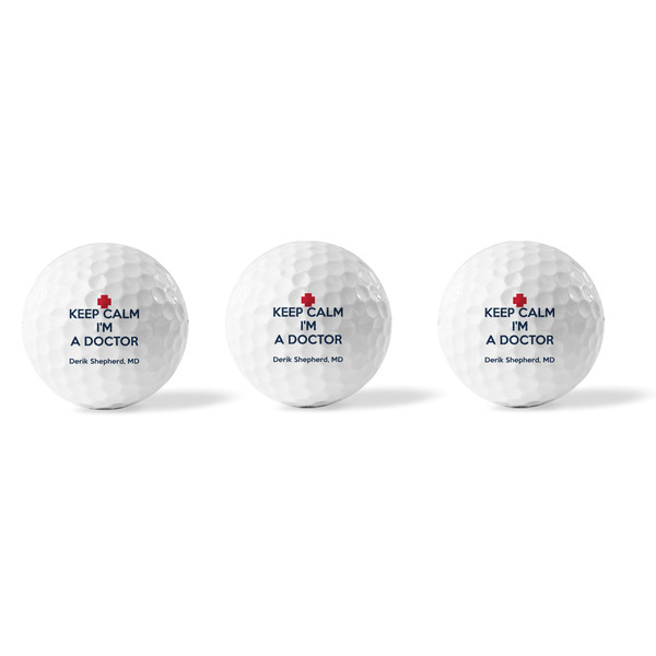 Medical Doctor Golf Balls - Generic - Set of 3 - APPROVAL