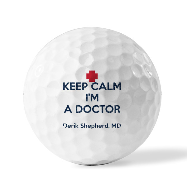 Medical Doctor Golf Balls - Generic - Set of 3 - FRONT
