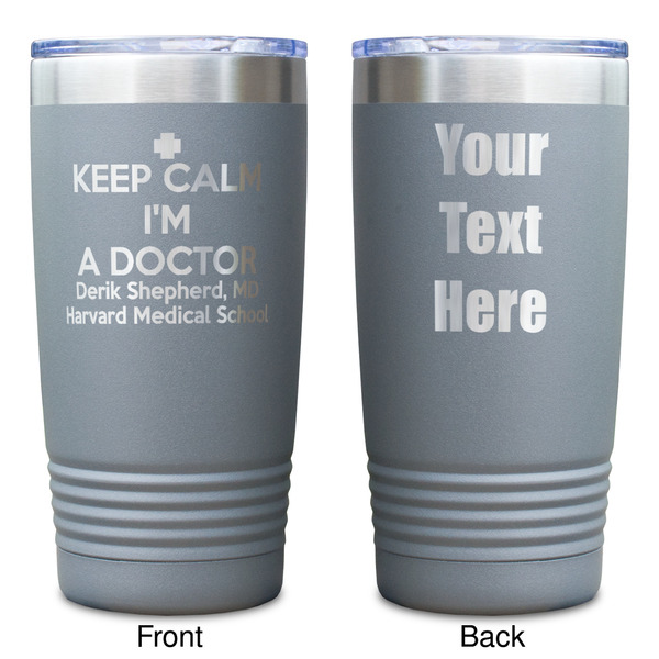 Medical Doctor Gray Polar Camel Tumbler - 20oz - Double Sided - Approval