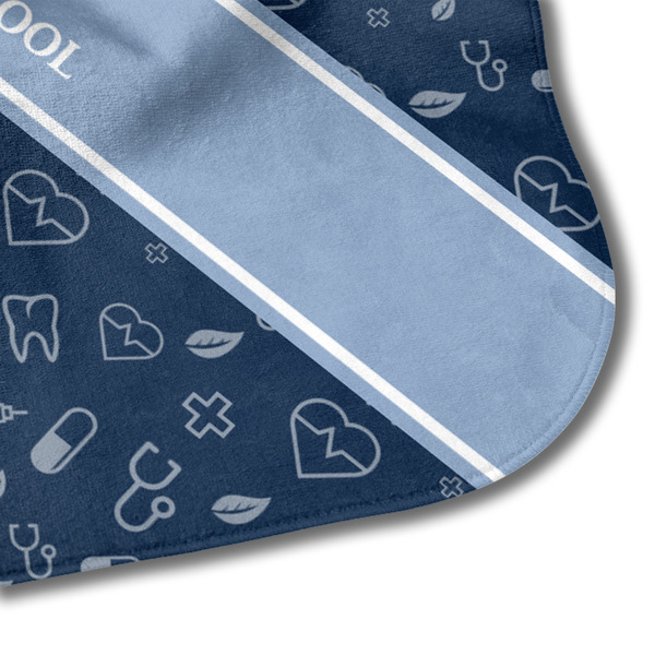 Medical Doctor Hooded Baby Towel- Detail Corner