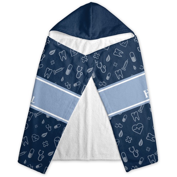 Medical Doctor Hooded Towel - Folded