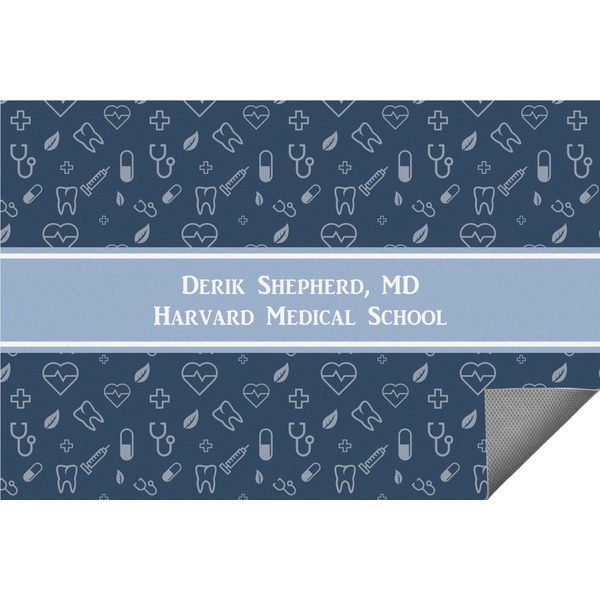 Custom Medical Doctor Indoor / Outdoor Rug - 6'x8' w/ Name or Text