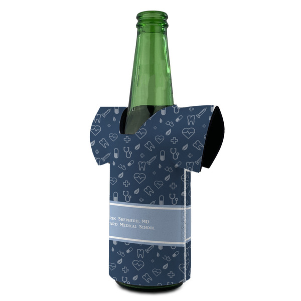 Medical Doctor Jersey Bottle Cooler - ANGLE (on bottle)