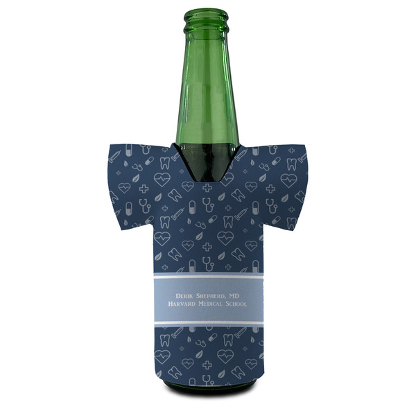 Medical Doctor Jersey Bottle Cooler - Set of 4 - FRONT (on bottle)