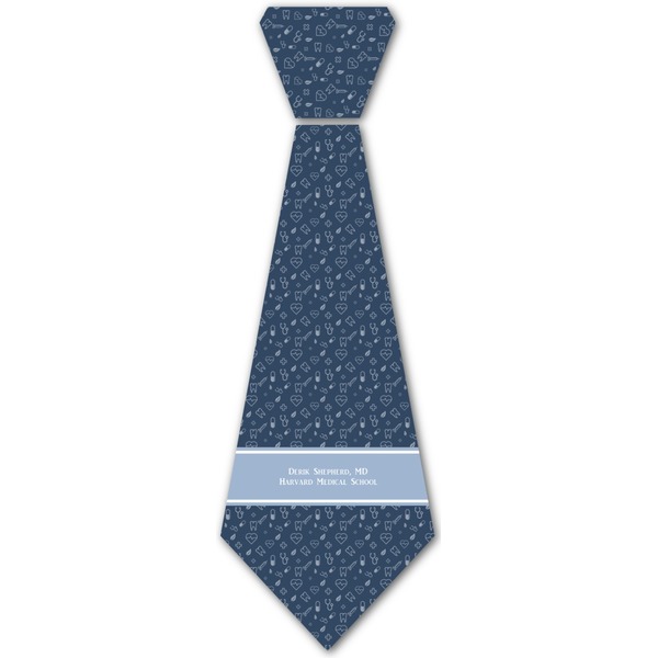 Custom Medical Doctor Iron On Tie (Personalized)