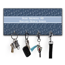 Medical Doctor Key Hanger w/ 4 Hooks w/ Name or Text
