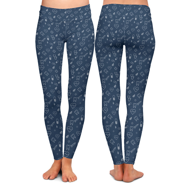 Medical Doctor Ladies Leggings - Front and Back