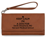 Medical Doctor Ladies Leatherette Wallet - Laser Engraved (Personalized)