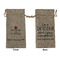 Medical Doctor Large Burlap Gift Bag - Front & Back (Personalized)